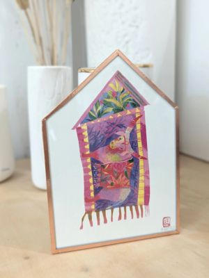 Amulette « Maison sacrée » encadrée